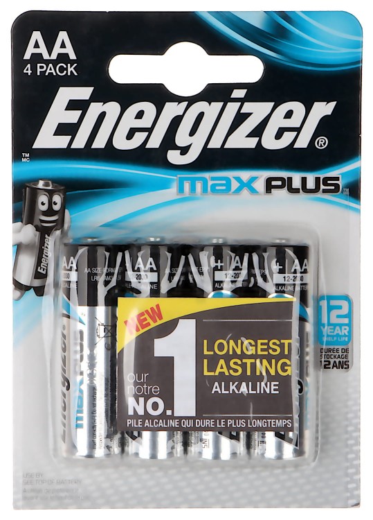 BATERIA ALKALICZNA BAT-AA-MAXPLUS*P4 1.5V LR6 (AA) ENERGIZER-1341292