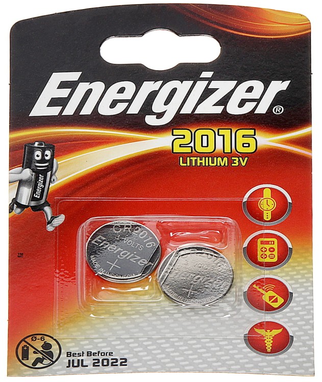 BATERIA LITOWA BAT-CR2016*P2 ENERGIZER-1352520
