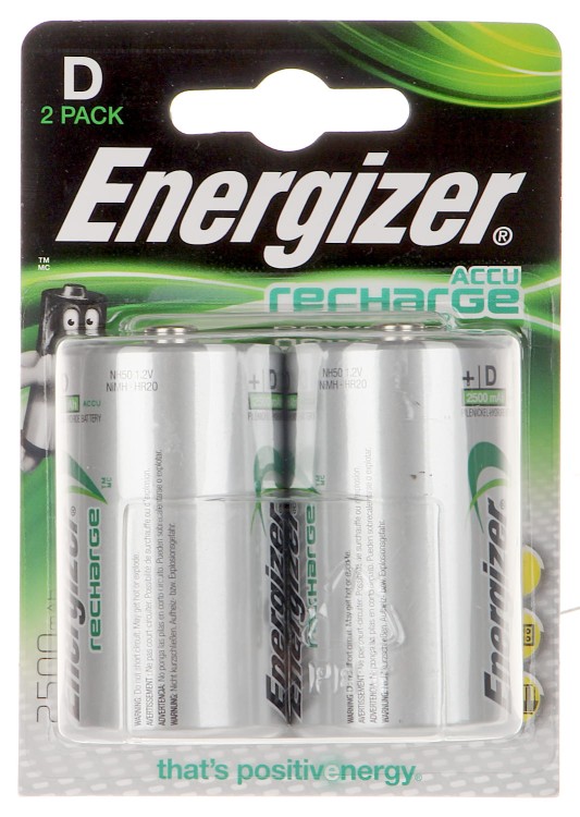 AKUMULATOR BAT-HR20/AKU-2500*P2 1.2V Ni-MH HR20 / D ENERGIZER-1338837