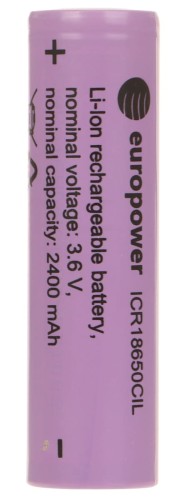 AKUMULATOR LI-ION BAT-ICR18650CIL/EP 3.6V EUROPOWER-1469670