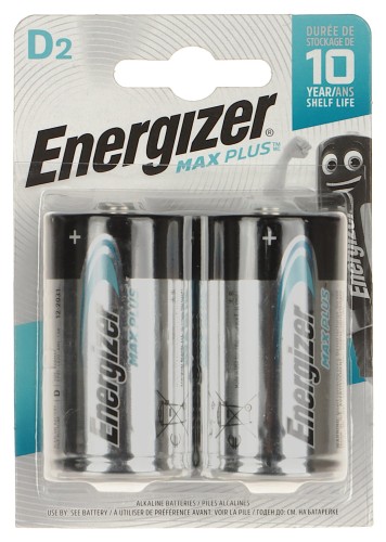 BATERIA ALKALICZNA BAT-LR20-MAXPLUS*P2 1.5V LR20 (D) ENERGIZER-1445872