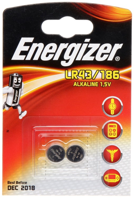 BATERIA ALKALICZNA BAT-LR43*P2 ENERGIZER-1347943