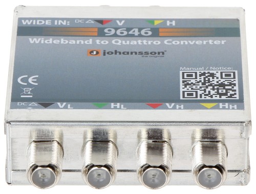KONWERTER SYGNAŁU WIDEBAND NA QUATTRO MS-9646 JOHANSSON-1344114