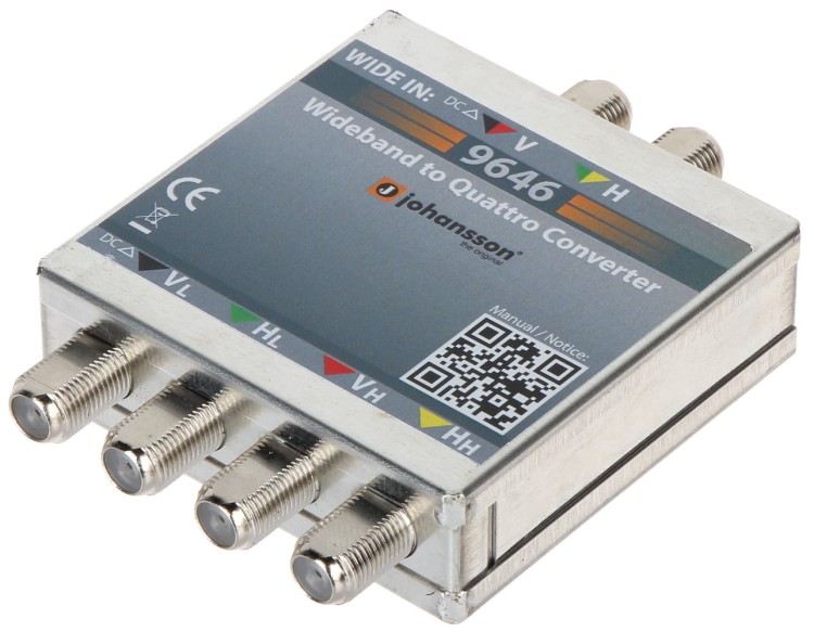 KONWERTER SYGNAŁU WIDEBAND NA QUATTRO MS-9646 JOHANSSON-1344112