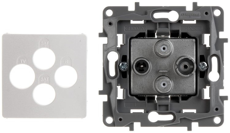 GNIAZDO KOŃCOWE LE-764566 R-TV + 2xSAT Niloe LEGRAND-1346945