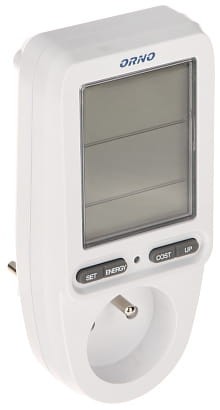 WATOMIERZ, KALKULATOR ENERGII Z WYŚWIETLACZEM LCD OR-WAT-435 ORNO-1335156