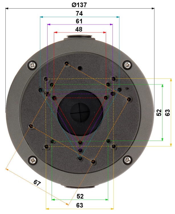 UCHWYT KAMERY BD-320G-1342149