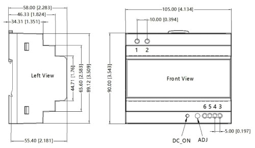 ZASILACZ IMPULSOWY DL2-150-48-U-1360486