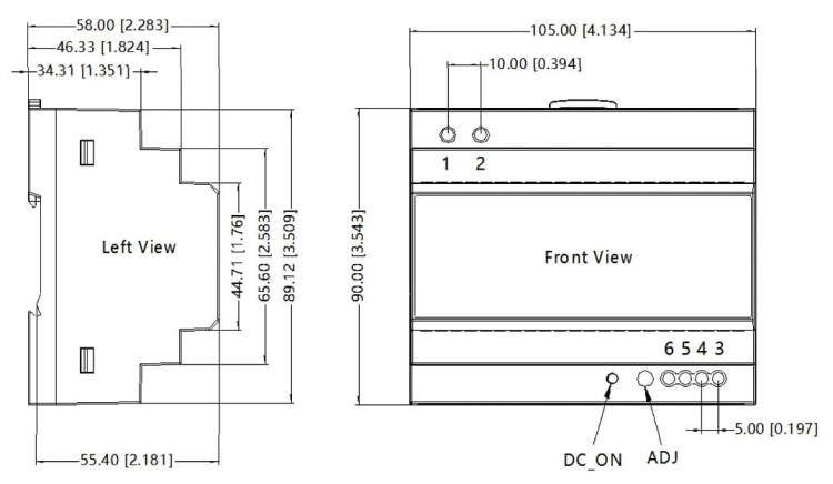 ZASILACZ IMPULSOWY DL2-150-48-U-1360486