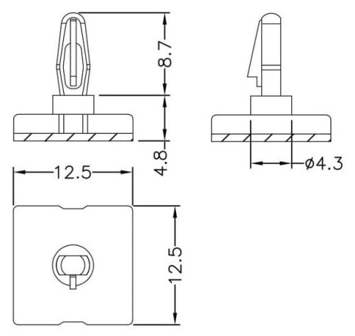 DYSTANS SAMOPRZYLEPNY DS-4.8/3.2-1351665