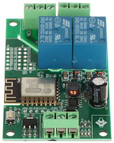 MODUŁ PRZEKAŹNIKOWY ESP12-2R-D8 Wi-Fi-1324311