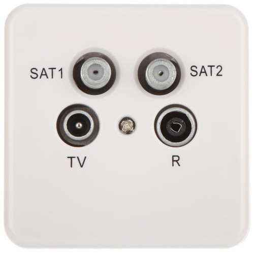 GNIAZDO KOŃCOWE GAR-SAT/2F-SIG R-TV SAT-1355107