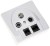 GNIAZDO KOŃCOWE GAR-SAT/2RJ R-TV SAT+RJ45+RJ11-1355115