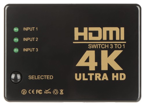 PRZEŁĄCZNIK HDMI-SW-3/1-IR-4K-1518050