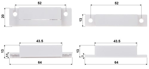 KONTAKTRON BOCZNY KN-CA31/NO WYJŚCIE NO-1339135