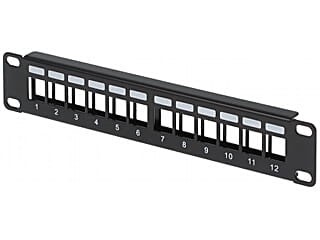 PATCH PANEL KEYSTONE PP10-12/K 10"-1353542