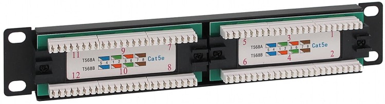 PATCH PANEL RJ-45 PP10-12/RJ 10"-1353544