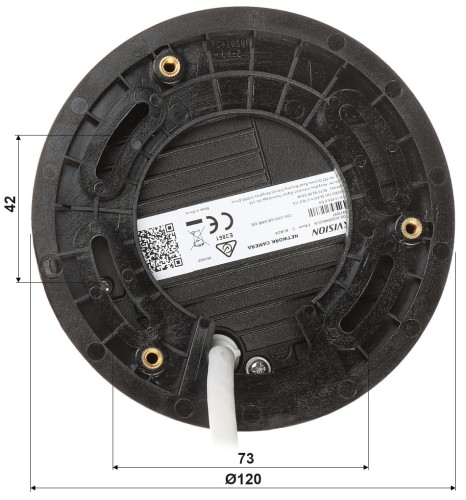 KAMERA WANDALOODPORNA IP DS-2CD2546G2-IS(2.8MM)(C)(BLACK) ACUSENSE - 4Mpx Hikvision-1360878