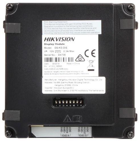 MODUŁ WYŚWIETLACZA DS-KD-DIS Hikvision-1337884