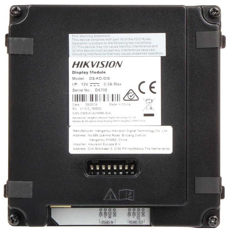 MODUŁ WYŚWIETLACZA DS-KD-DIS Hikvision-1337884