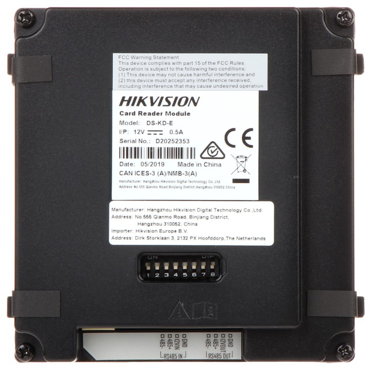 MODUŁ CZYTNIKA ZBLIŻENIOWEGO DS-KD-E Hikvision-1338588