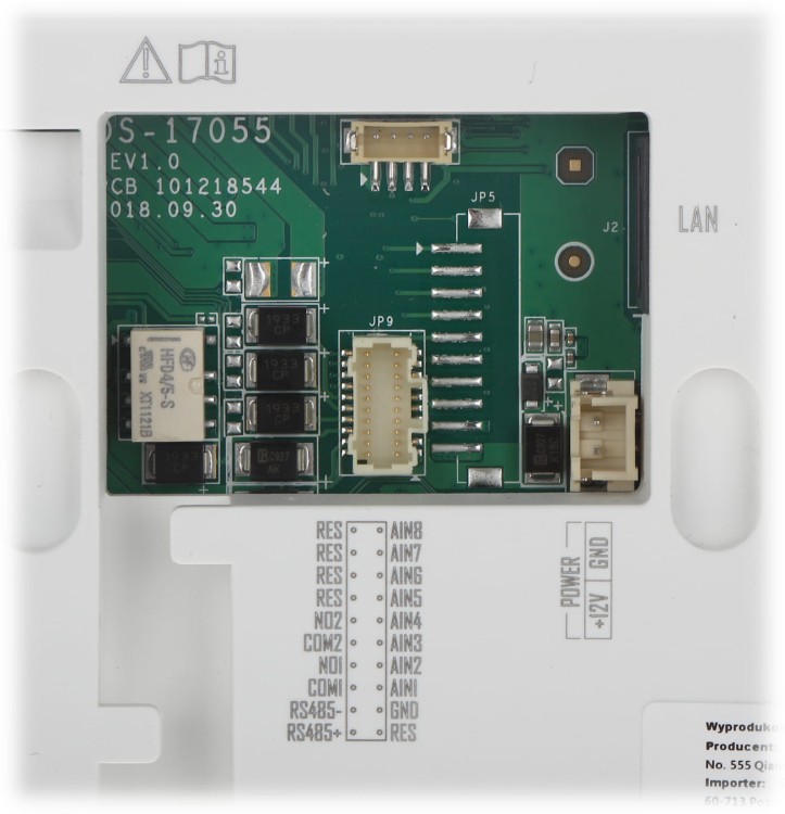 PANEL WEWNĘTRZNY Wi-Fi / IP DS-KH6320-WTE1-W Hikvision-1334392