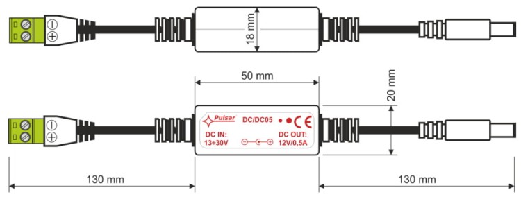 MODUŁ PRZETWORNICY DC/DC05 PULSAR-1343672