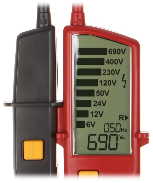 WSKAŹNIK NAPIĘCIA I KOLEJNOŚCI FAZ UT-18D UNI-T-1333185