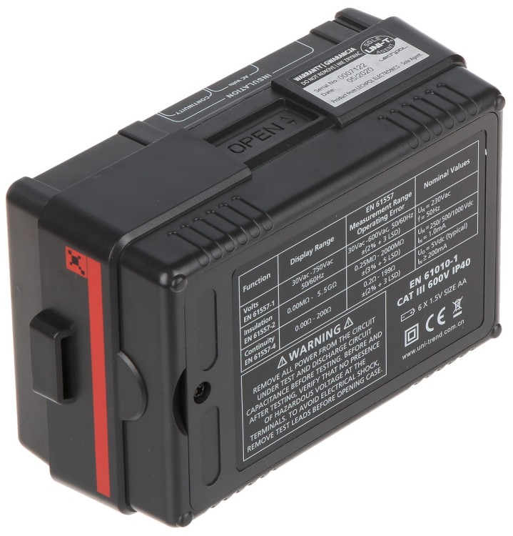 MIERNIK REZYSTANCJI IZOLACJI UT-501B UNI-T-1332597
