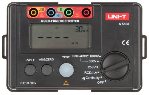 MIERNIK REZYSTANCJI IZOLACJI + TESTER RCD UT-526 UNI-T-1332558