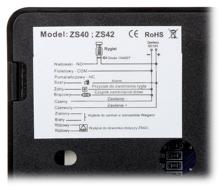 ZAMEK SZYFROWY ZS40B VIDOS-1341823