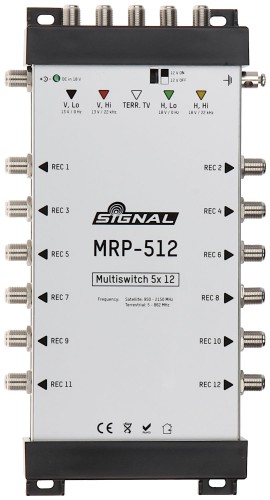 MULTISWITCH MRP-512 5 WEJŚĆ / 12 WYJŚĆ SIGNAL-1341134