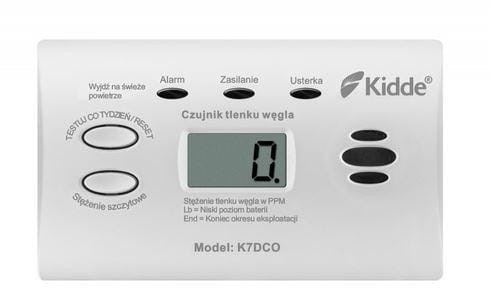 Czujnik czadu z wyświetlaczem Kidde K7DCO-1500984