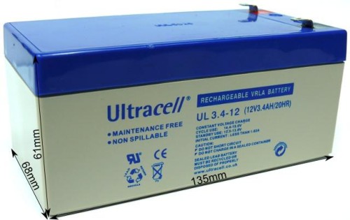 Akumulator AGM ULTRACELL UL 12V 3.4Ah-1515894