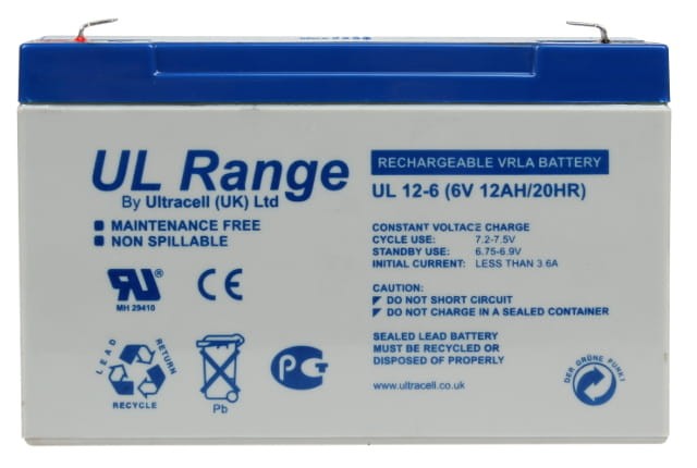 Akumulator AGM ULTRACELL UL 6V 12Ah-1515922