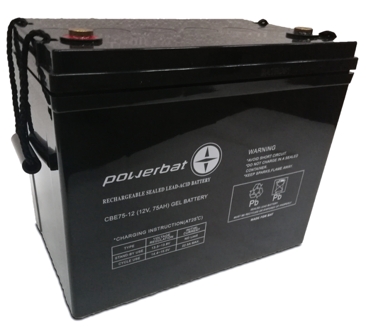 Akumulator PowerBat CBE 12V 75Ah Deep Cycle Gel-1506939