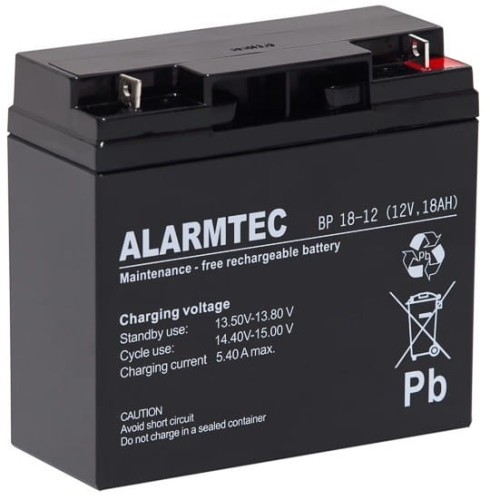 Akumulator ALARMTEC serii BP 12V 18Ah-1511028