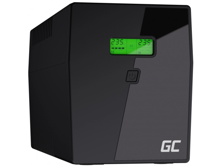 UPS ZASILACZ AWARYJNY Green Cell MICROSINE 1000VA 700W Z WYŚWIETLACZEM LCD UPS08-1502658