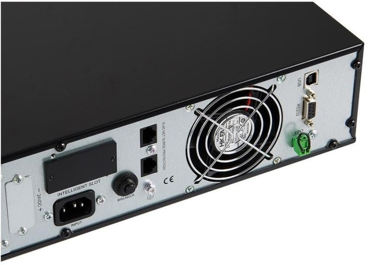 UPS ZASILACZ AWARYJNY Green Cell 1000VA 900W DO SZAFY RACK RTII Z WYŚWIETLACZEM LCD-1502653
