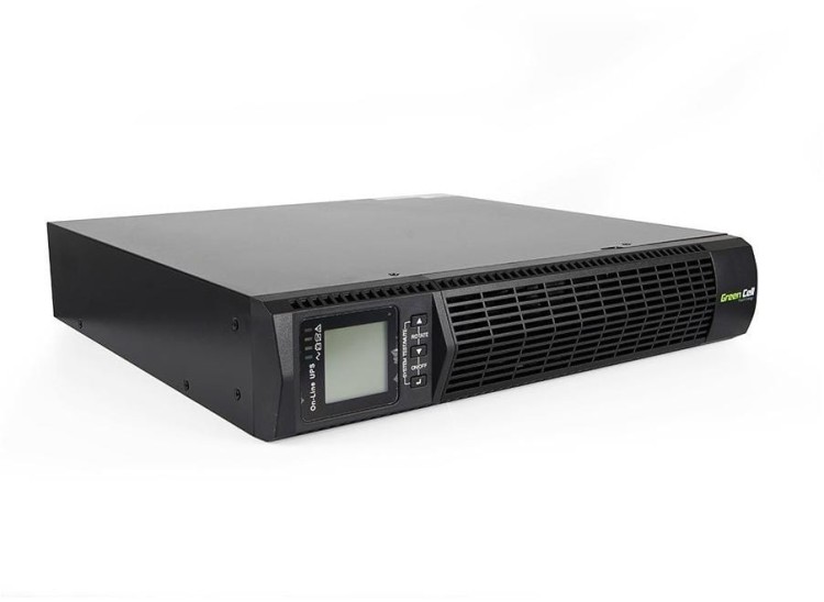 UPS ZASILACZ AWARYJNY Green Cell 1000VA 900W DO SZAFY RACK RTII Z WYŚWIETLACZEM LCD-1502652