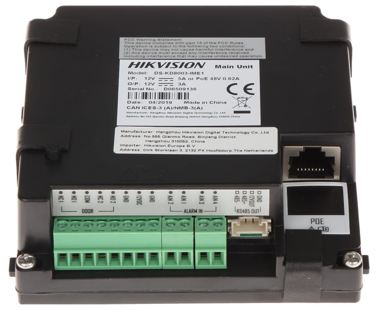 ZESTAW WIDEODOMOFONOWY DS-KIS602(B)(O-STD) Hikvision-1520004