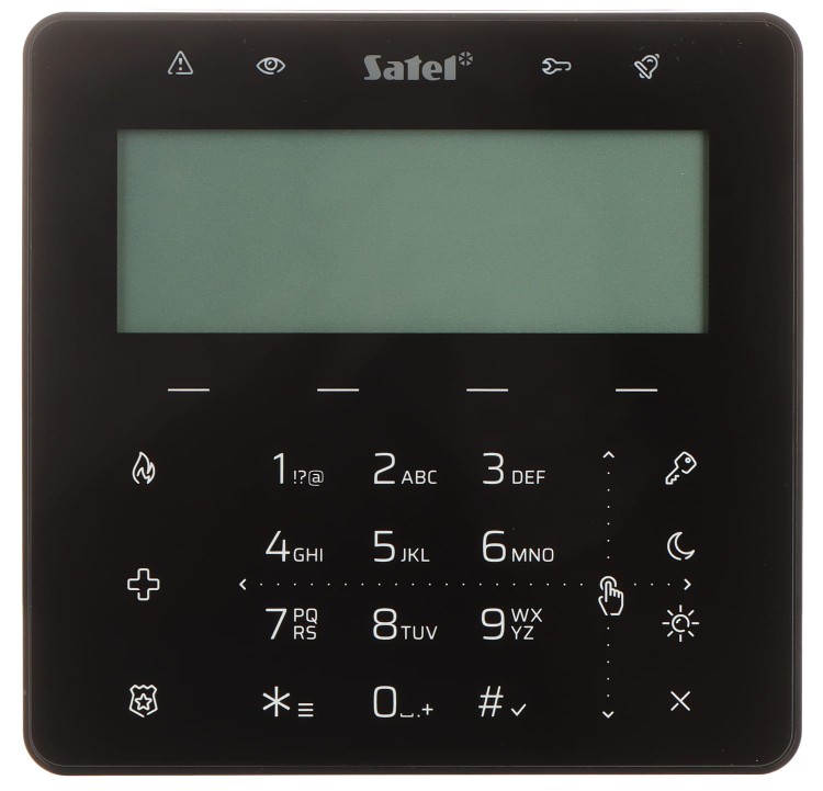 KLAWIATURA SENSORYCZNA DO CENTRALI ALARMOWEJ INT-KSG2R-B SATEL-1551495