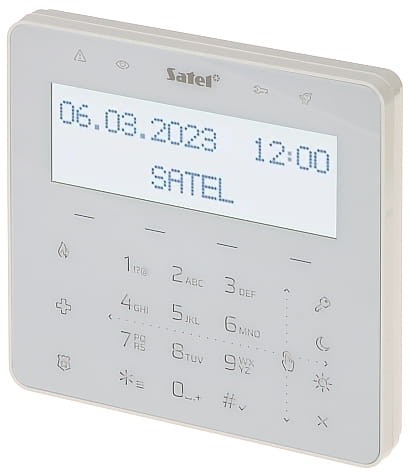 KLAWIATURA SENSORYCZNA DO CENTRALI ALARMOWEJ INT-KSG2R-W SATEL-1551488