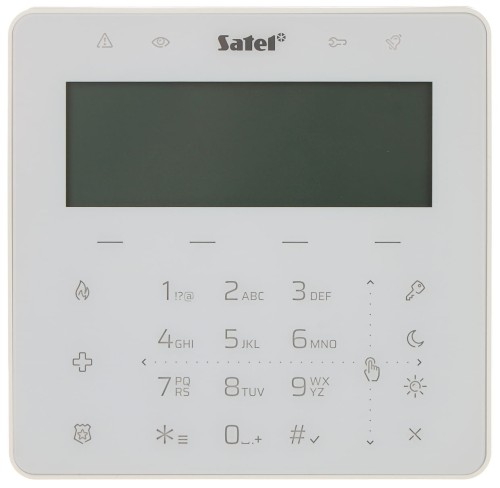KLAWIATURA SENSORYCZNA DO CENTRALI ALARMOWEJ INT-KSG2R-W SATEL-1551489