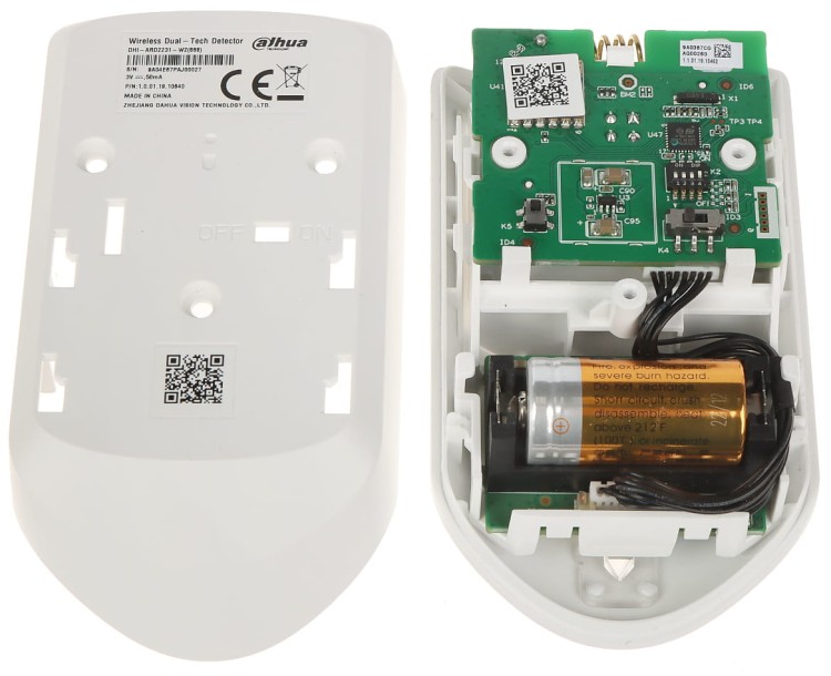 BEZPRZEWODOWA CZUJKA DUALNA MIKROFALA + PIR ARD2231-W2(868) DAHUA-1560909