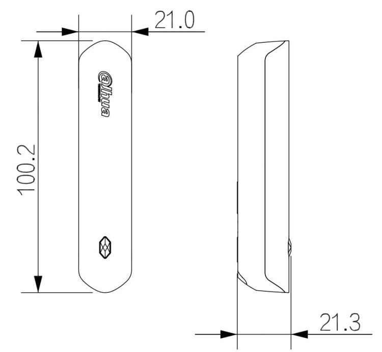 BEZPRZEWODOWY KONTAKTRON ARD324-W2(868) DAHUA-1568632