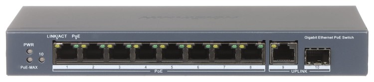 SWITCH POE DS-3E0510P-E 8-PORTOWY SFP Hikvision-1551191