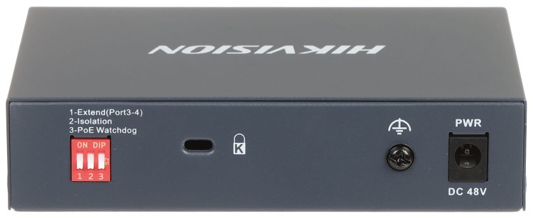 SWITCH POE DS-3E0505HP-E 4-PORTOWY Hikvision-1580701