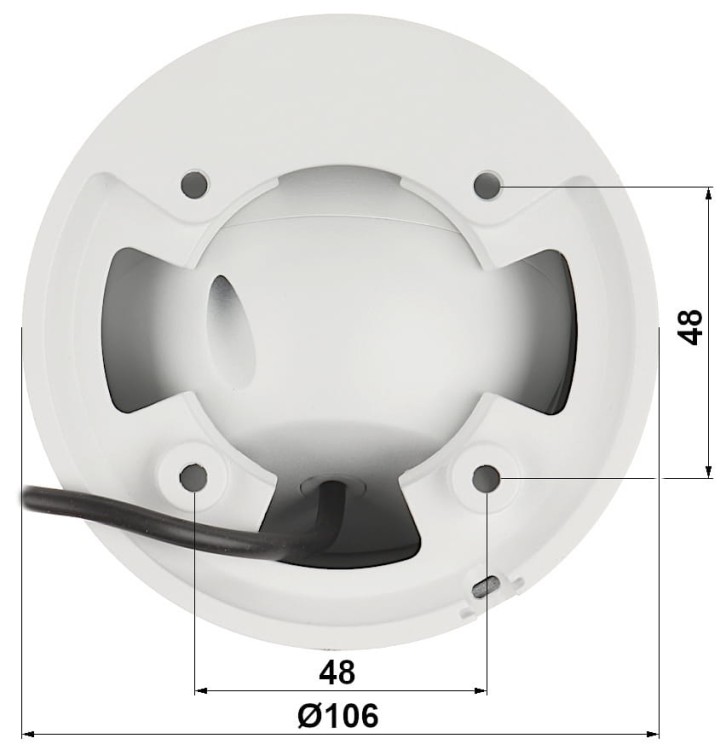 KAMERA AHD, HD-CVI, HD-TVI, PAL HAC-HDW1200T-IL-A-0280B-S6 - 1080p 2.8mm DAHUA-1579655