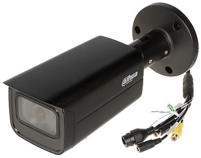 KAMERA WANDALOODPORNA IP IPC-HFW5541T-ASE-0360B-S3-BLACK WizMind S - 5Mpx 3.6mm DAHUA-1580010